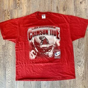 JERZEES 𝅺Vtg 1998 Alabama Crimson Tide Football Music City Bowl T-Shirt 2XL USA